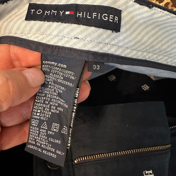 Tommy Hilfiger Embroidered Logo Pants 33X 32 - Picture 3 of 4